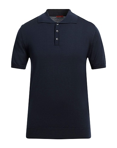 BARENA Pullover Marineblau 100% Merinowolle