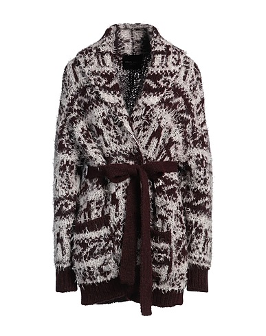 ROBERTO COLLINA Cardigan Burgundy 40% Alpaca wool, 24% Wool, 20% Nylon, 16% Mohair wool