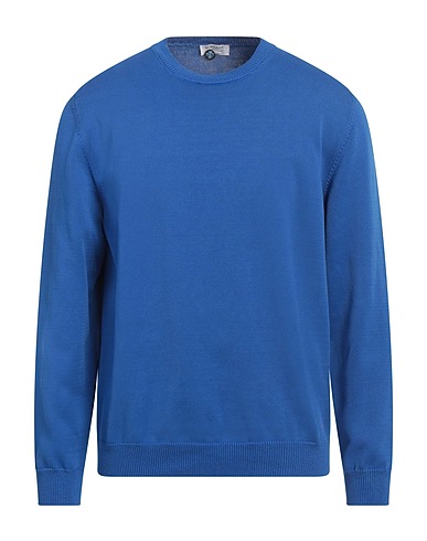 HERITAGE Jumper Bright blue 100% Cotton