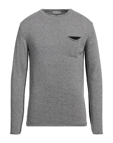 DANIELE ALESSANDRINI HOMME Jumper Grey 40% Viscose, 30% Polyamide, 25% Wool, 5% Cashmere
