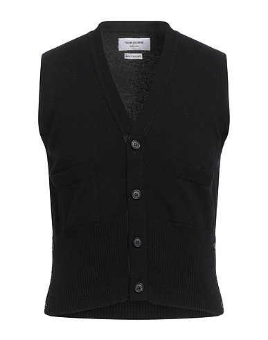 THOM BROWNE Cardigan Black 100% Cashmere
