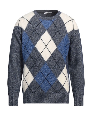 KANGRA Jumper Slate blue 30% Cotton, 28% Alpaca wool, 28% Polyamide, 12% Wool, 2% Elastane