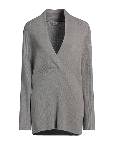 TOTEME Pullover Grau 70% Wolle, 30% Kaschmir