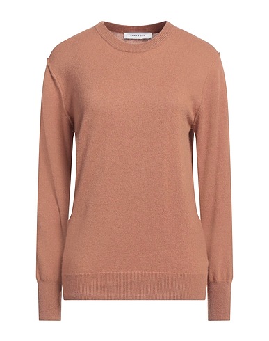 EMMA & GAIA Pullover Camel 45% Laine, 30% Cachemire, 15% Viscose, 10% Polyamide