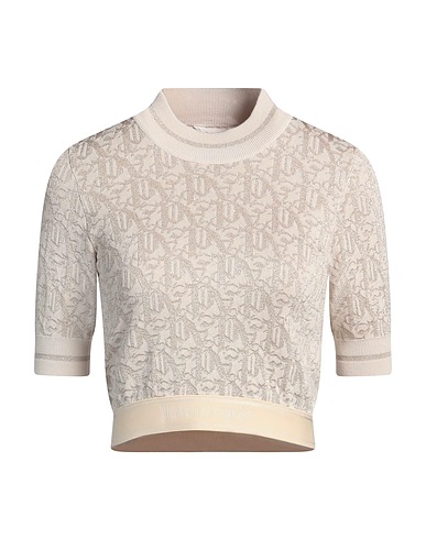 PALM ANGELS Jumper Beige 86% Viscose, 12% Polyester, 2% Polyamide, Elastane