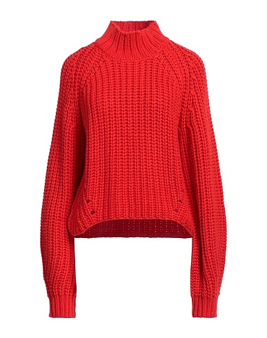 ACTITUDE by TWINSET Polo neck Red 70% Acrylic, 15% Polyamide, 15% Wool