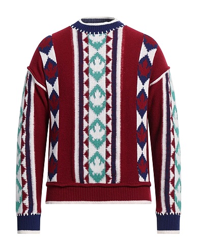 DSQUARED2 Sweater BORDEAUX 96% Wool, 2% Polyamide, 2% Mohair wool