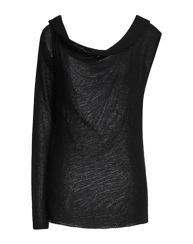 LA HAINE INSIDE US Jumper Black 50% Cotton, 50% Acrylic