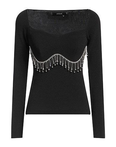 ANOUKI Jumper Black 87% Viscose, 13% Elastane