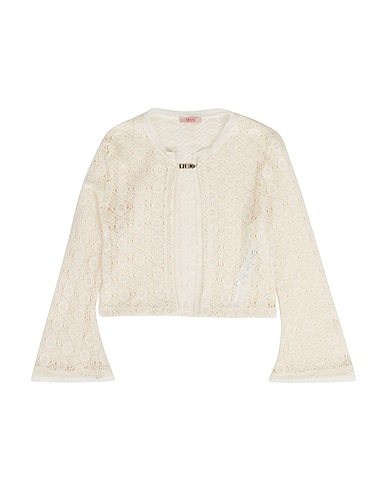 LIU •JO Cardigan Ivory 72% Cotton, 28% Polyamide