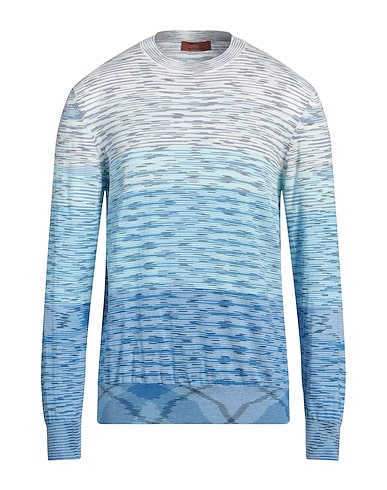 MISSONI Jumper Azure 100% Cotton