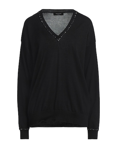 FABIANA FILIPPI Jumper NERO 100% Cotton