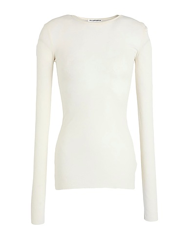 JIL SANDER Sweater Ivory 100% Silk