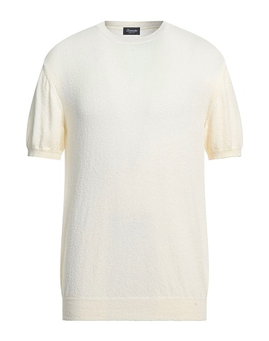 DRUMOHR Jumper Ivory 70% Cotton, 30% Polyamide