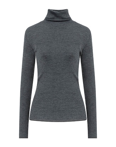 EMMA & GAIA Polo neck Lead 100% Merino Wool