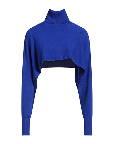 EMMA & GAIA Cuello alto Azul eléctrico 45% Lana, 30% Cachemir, 15% Viscosa, 10% Poliamida