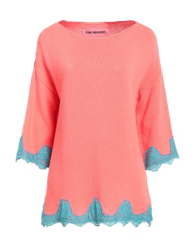 PINK MEMORIES Jumper Salmon pink 50% Recycled cotton, 50% Acrylic, Polyamide