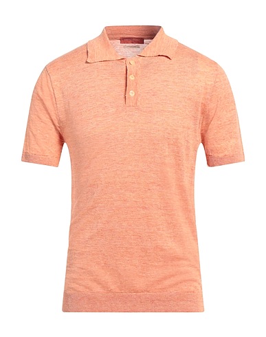 DANIELE FIESOLI Polo shirt Apricot 100% Linen