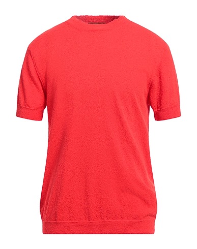 DANIELE FIESOLI Pullover Rosso 74% Cotone, 26% Poliammide