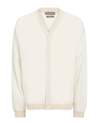 DANIELE FIESOLI Cardigan White 100% Cotton