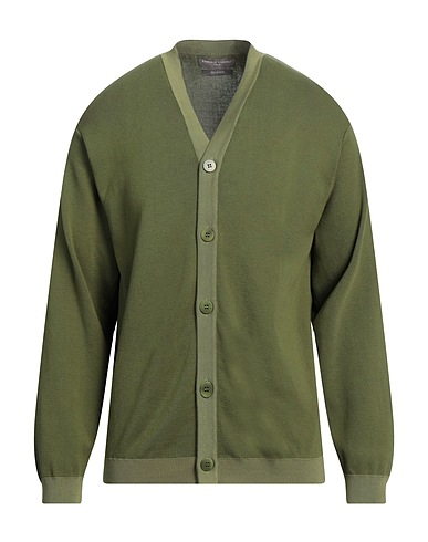 DANIELE FIESOLI Cardigan Green 100% Cotton