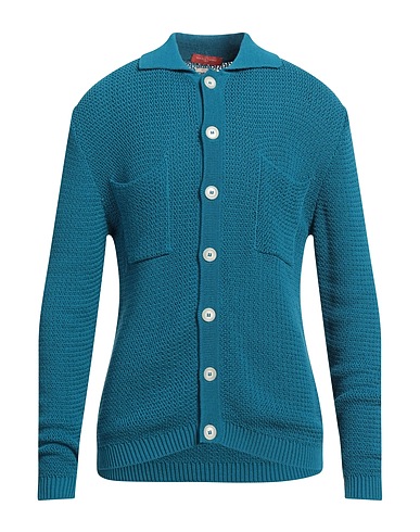 DANIELE FIESOLI Cardigan Verde petrolio 100% Cotone