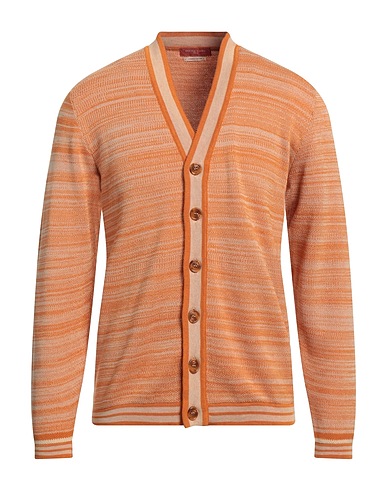 DANIELE FIESOLI Cardigan Orange 100% Cotton