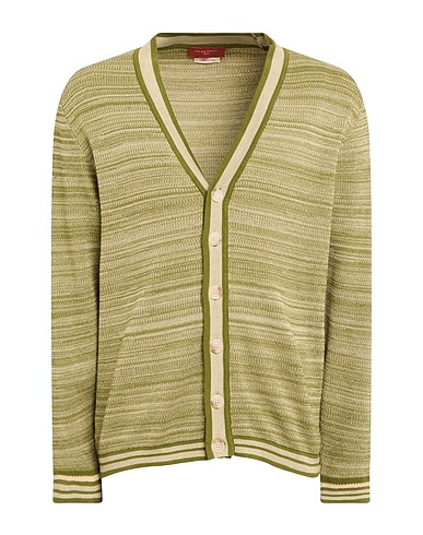 DANIELE FIESOLI Cardigan Military green 100% Cotton