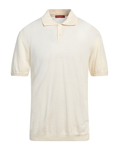 DANIELE FIESOLI Sweater Ivory 60% Linen, 40% Cotton