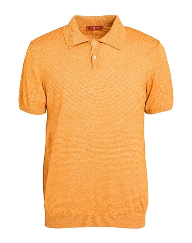 DANIELE FIESOLI Sweater Orange 60% Linen, 40% Cotton