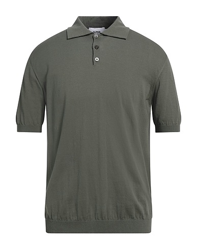 ALPHA STUDIO Sweater Sage green 100% Cotton