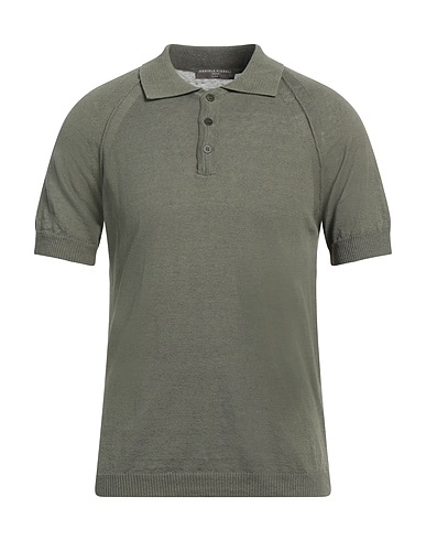 DANIELE FIESOLI Sweater Military green 75% Linen, 25% Cotton
