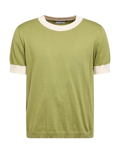 DANIELE FIESOLI Pullover Militärgrün 100% Baumwolle