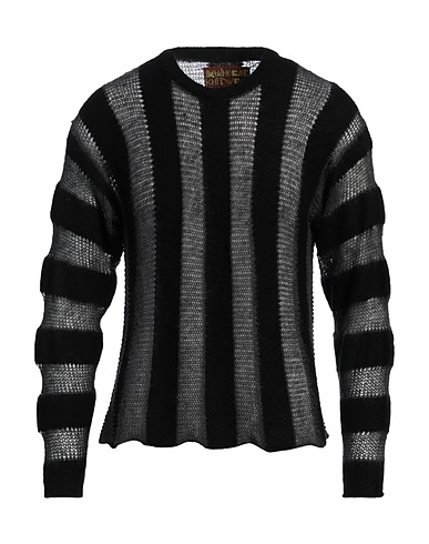 BRAIN DEAD Sweater Black 52% Nylon, 27% Acrylic, 16% Wool, 5% Alpaca wool