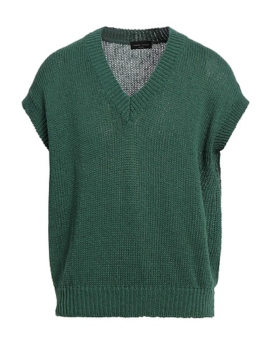 ROBERTO COLLINA Sweater Green 77% Cotton, 23% Linen