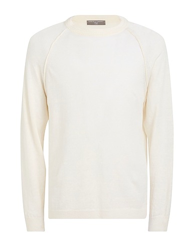 DANIELE FIESOLI Jumper White 75% Linen, 25% Cotton