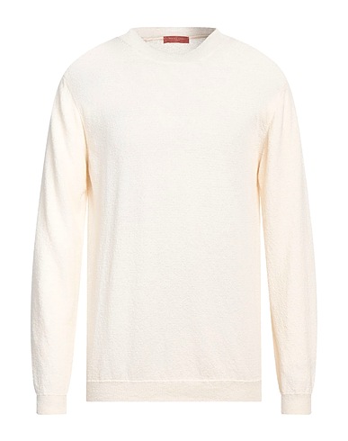 DANIELE FIESOLI Sweater Ivory 74% Organic cotton, 26% Polyamide