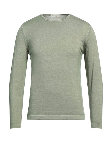 FILIPPO DE LAURENTIIS Jumper Sage green 100% Super 120s Wool