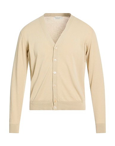 FILIPPO DE LAURENTIIS Cardigan Sand 100% Cotton