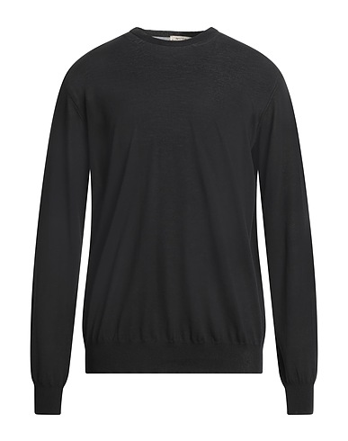 HERITAGE Pullover Schwarz 100% Baumwolle