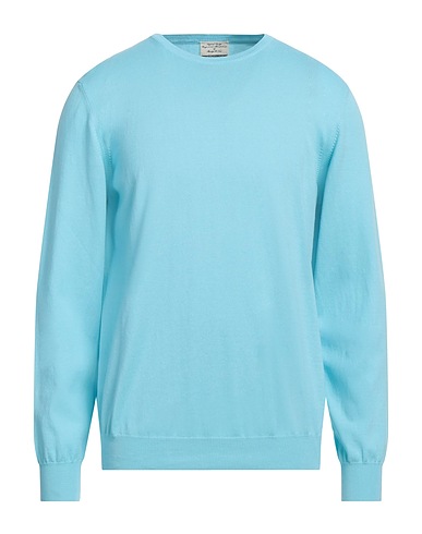 HERITAGE Pullover Celeste 100% Cotone