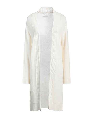 DANIELE FIESOLI Cardigan COLLEZIONE N_01 Ivory 65% Linen, 35% Organic cotton