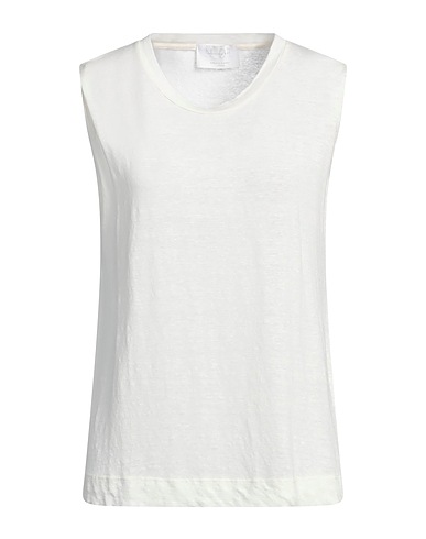 DANIELE FIESOLI Jumper Ivory 96% Linen, 4% Elastane