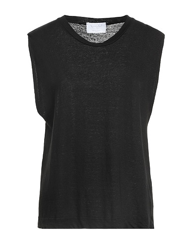 DANIELE FIESOLI Maglia Gilet Nero 96% Lino, 4% Elastan