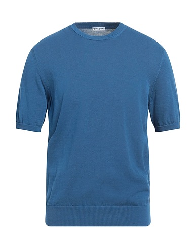 ALAIN FRACASSÍ Pullover Blau 100% Baumwolle