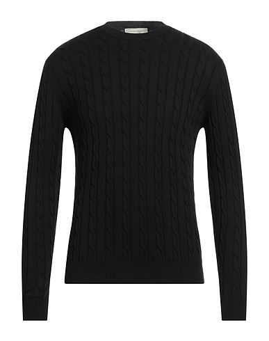 FILIPPO DE LAURENTIIS Jumper Black 100% Cotton