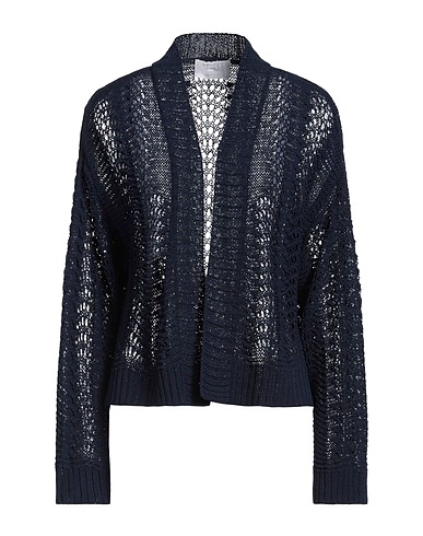 DANIELE FIESOLI Cardigan Midnight blue 62% Linen, 38% Polyamide