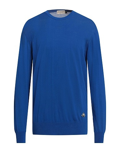 ROŸ ROGER'S Sweater Bright blue 100% Cotton