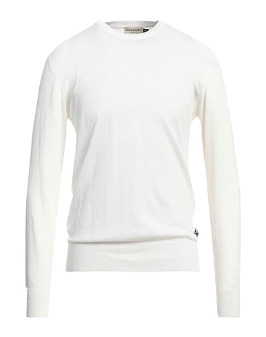 ROŸ ROGER'S Sweater White 100% Cotton