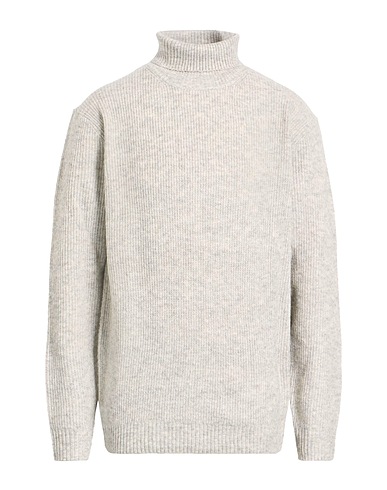 SEINSE Polo neck Light grey 76% Polyester, 21% Acrylic, 3% Elastane